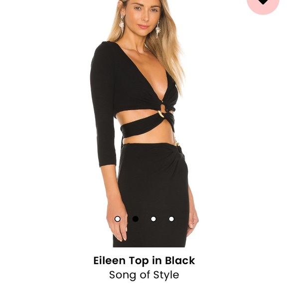 New song of style Eileen Top in Black size XS - Picture 2 of 9